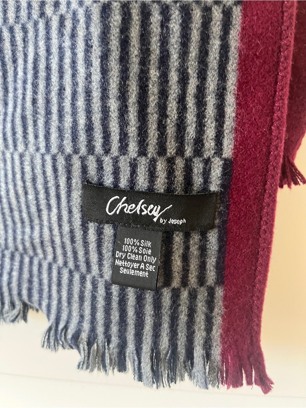Chelsey by Joseph 100% Silk Scarf | Old Money | Parisian | Classic